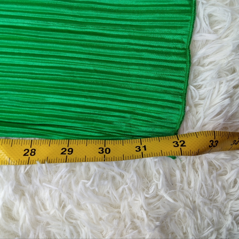 Good American Always Fits Wide Leg Plisse Pants Size 3/4 - Picture 10 of 10